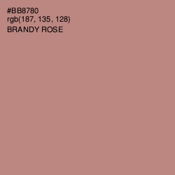 #BB8780 - Brandy Rose Color Image